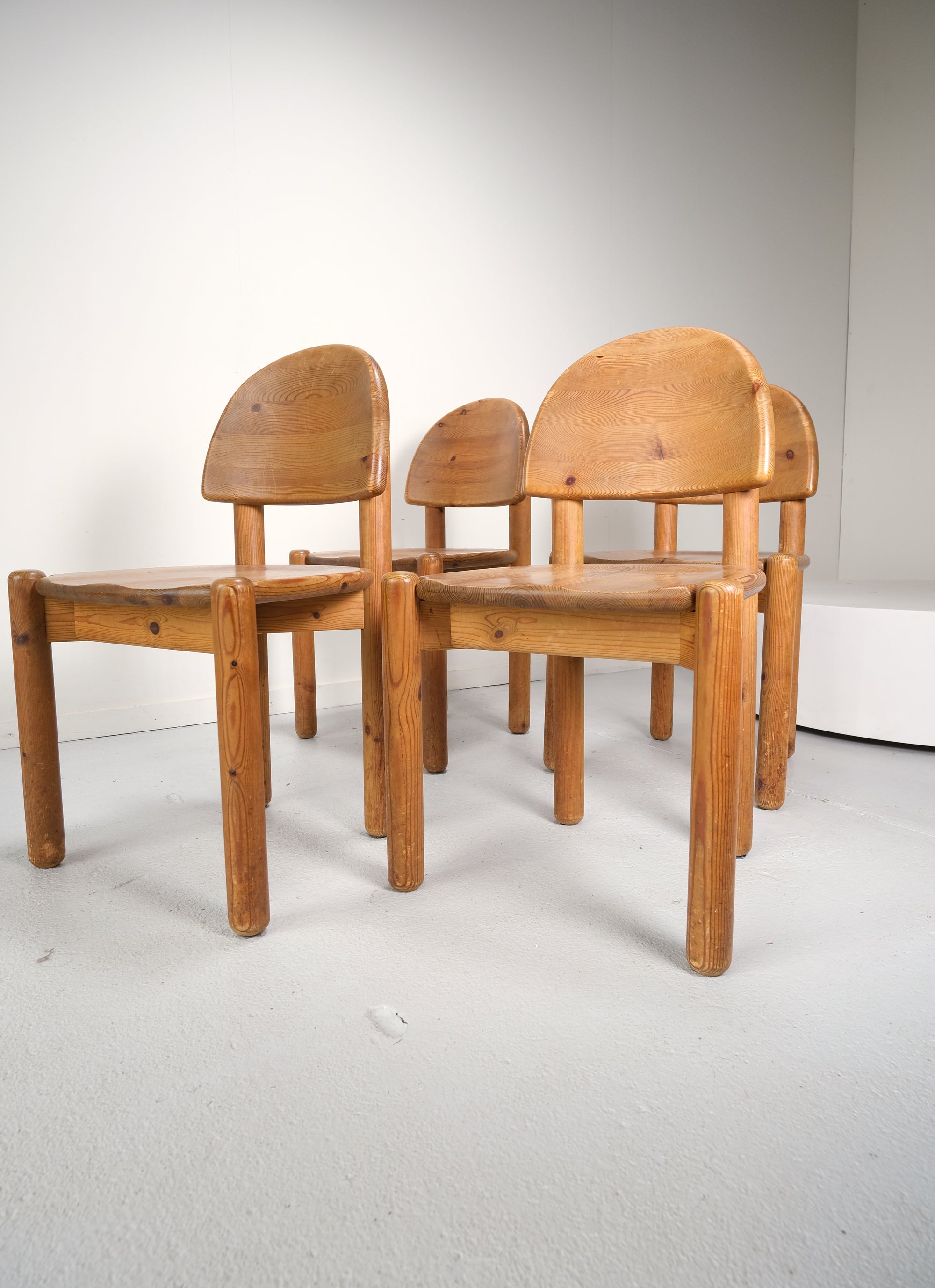 Set Rainer Daumiller eetkamerstoelen